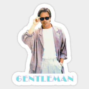 Miami Vice Gentleman Sticker
